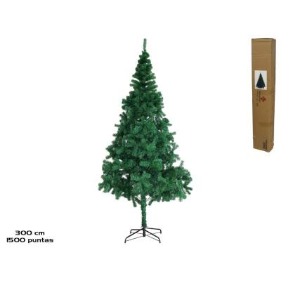 ARBOL DE NAVIDAD 1500 PUNTAS 300 CM