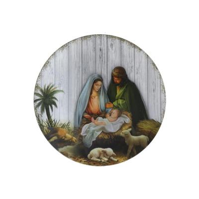 BAJOPLATO NACIMIENTO JESUS 33X33X1.5 CM