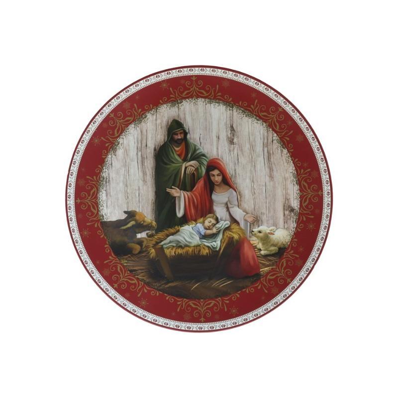 BAJOPLATO PESEBRE 33X33X1.5 CM