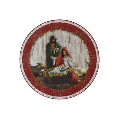 BAJOPLATO PESEBRE 33X33X1.5 CM
