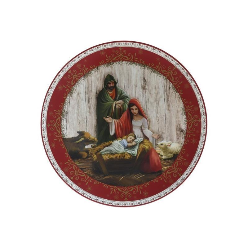 BAJOPLATO PESEBRE 40X40X1.5 CM