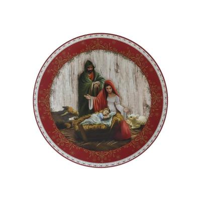 BAJOPLATO PESEBRE 40X40X1.5 CM