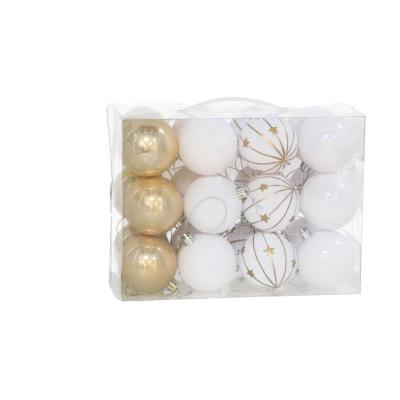 MALETIN X24 BOLAS ZURA BLANCO-ORO 6 CM