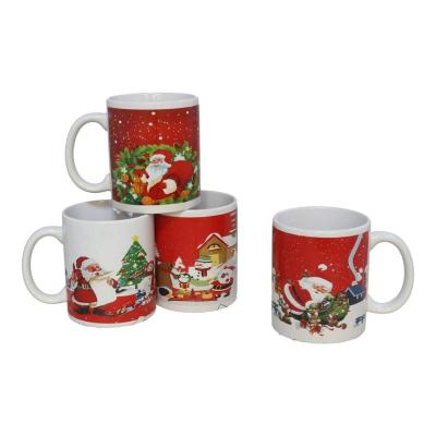 TAZON CERAMICA SANTA XMAS 330 ML 4SDT