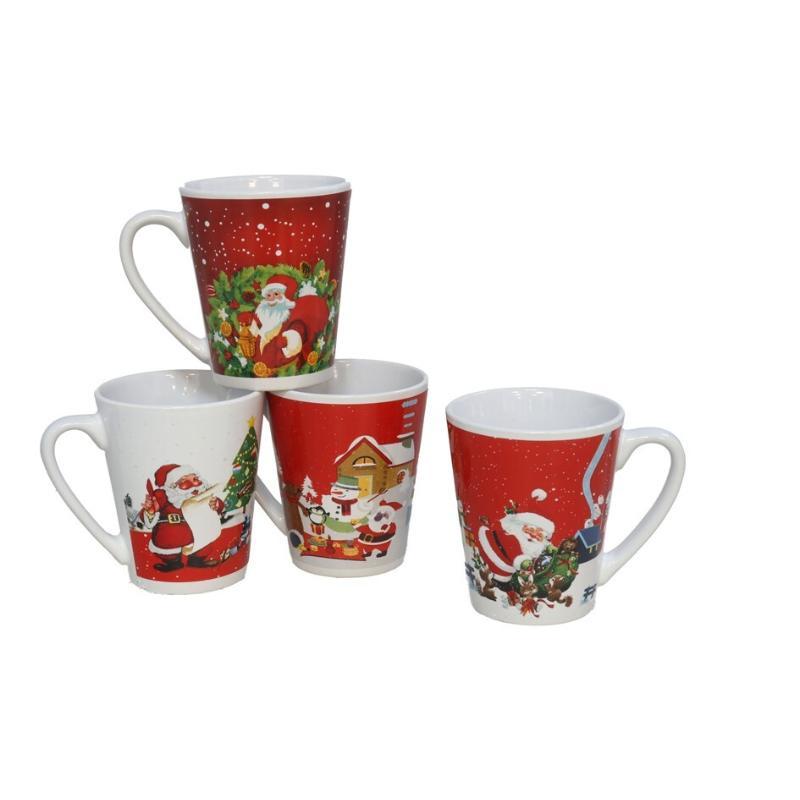 TAZA MUG CERAMICA SANTA XMAS 350 ML 4SDT