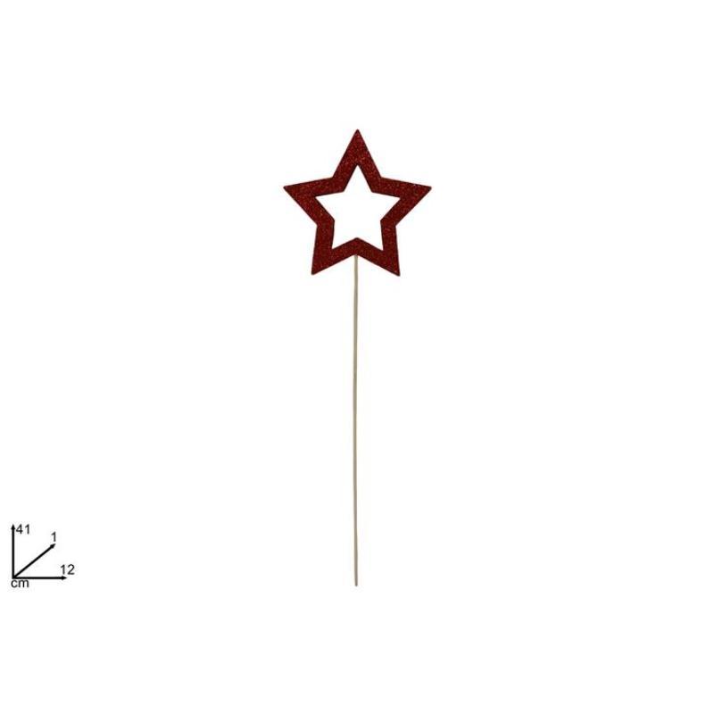 PINK ESTRELLA 41 CM ROJO
