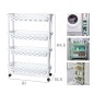 CARRITO AIRE SLIM 4 CESTAS BLANCO