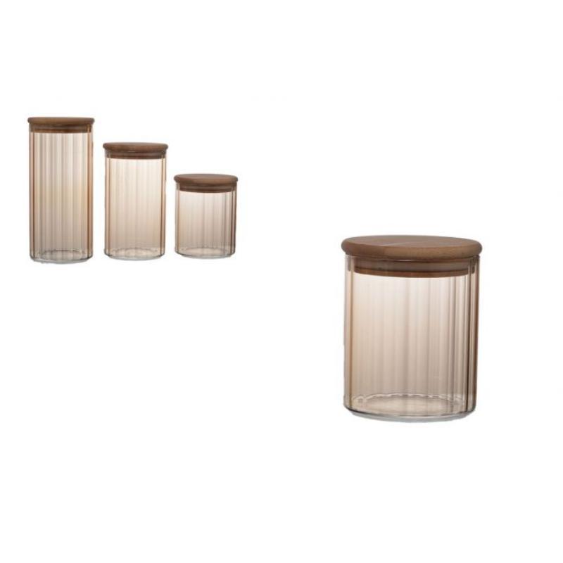 TARRO CRISTAL 9*11 MARRON