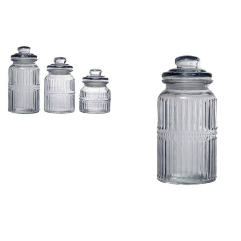TARRO CRISTAL 11*22 GRIS