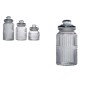 TARRO CRISTAL 11*22 GRIS