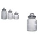 TARRO CRISTAL 11*19 GRIS