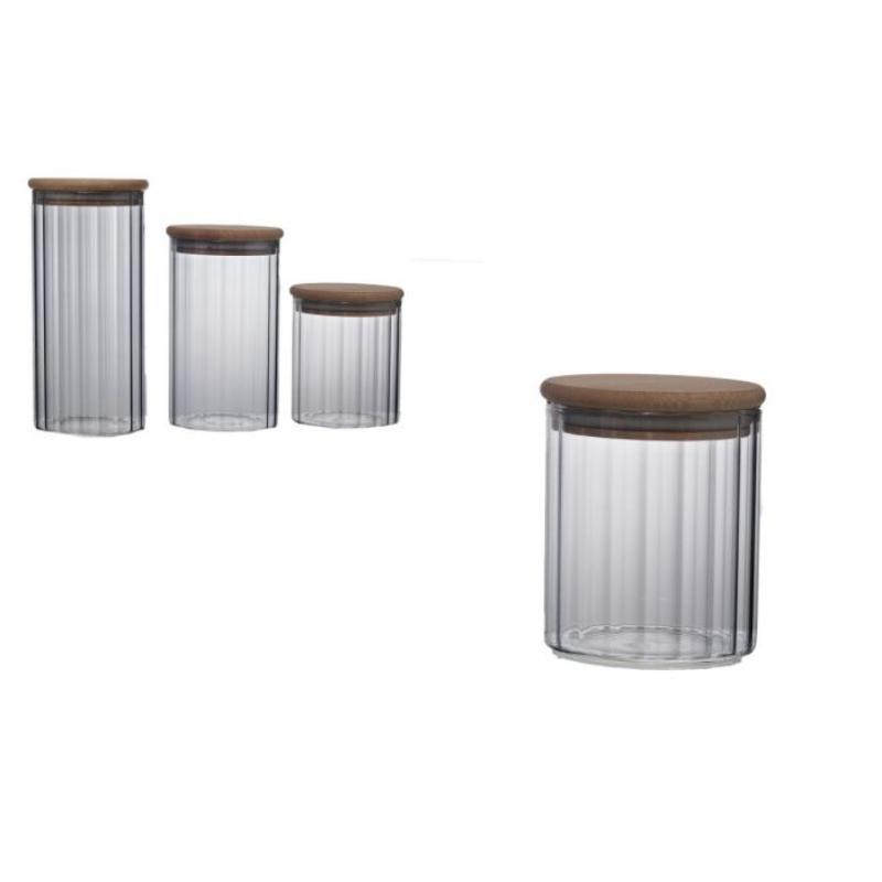 TARRO CRISTAL 9*11 GRIS