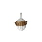 BOTELLA CRISTAL C/MIMBRE 20*26 CM