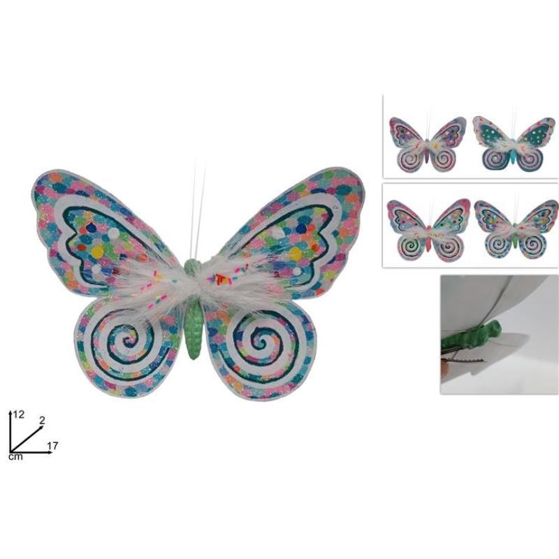 MARIPOSA 17 CM C/PINZA CANDY