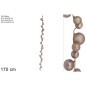 GUIRNALDA 36 BOLITAS 170 CM ROSA