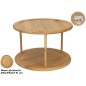 ESPECIERO 2 ALTURAS BAMBU 25X17.5 CM
