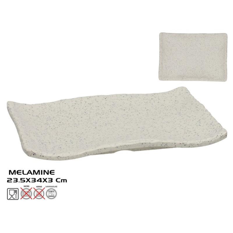 FUENTE RECTA EFECTO GRANITO 34X23.5 CM