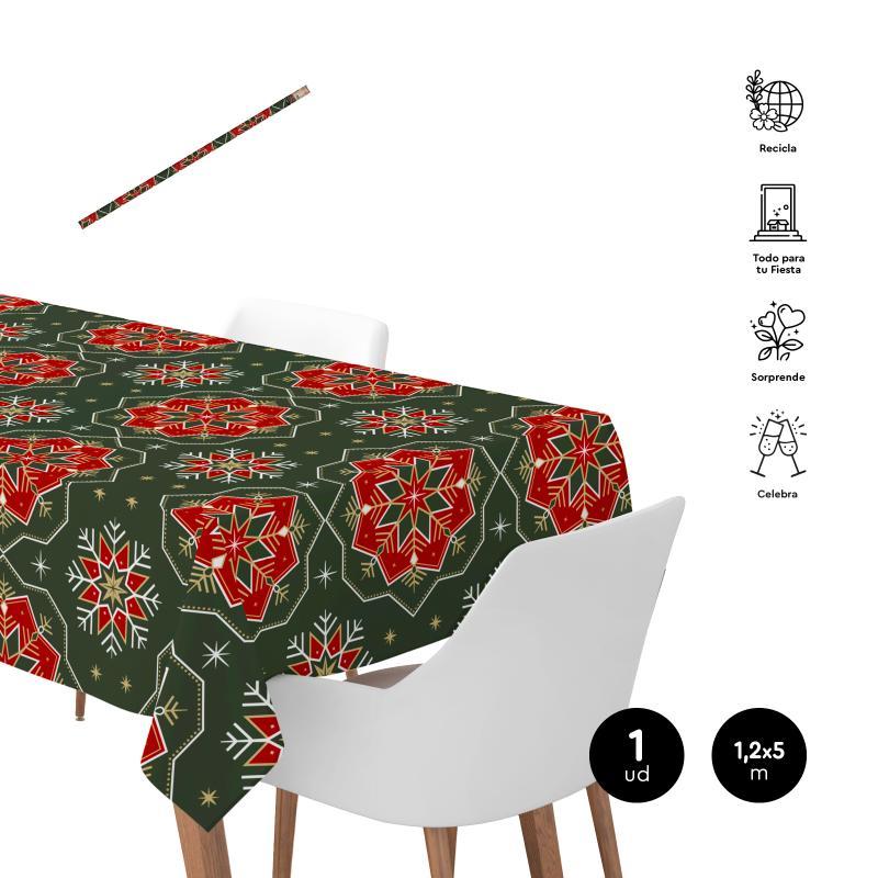 MANTEL ROLLO WINTER VERDE 1.2X5 M 1 UD