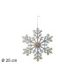 COLGANTE COPO DE NIEVE 25 CM