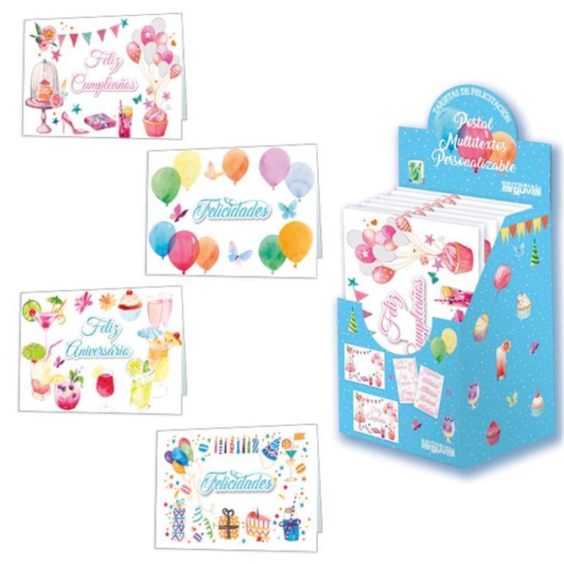 POSTAL MULTI TEXTOS PERSONALIZABLE