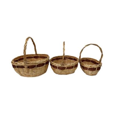 SET 3 CESTAS MIMBRE 40*33*21 44H OVAL