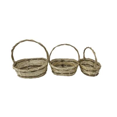 SET 3 CESTAS MIMBRE 46*36*15 44H OVAL