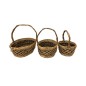 SET 3 CESTAS MIMBRE 40*17 44H REDONDA
