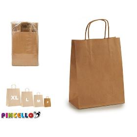 BOLSA PAPEL HAWABBA KRAFT LISO MINI 18X30 CM