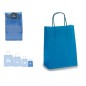 BOLSA PAPEL AZUL MINI 18X30 CM