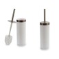 ESCOBILLERO ACERO INOX PLATEADO BLANCO