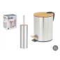 SET PAPELERA 3L BAMBU Y ESCOBILLERO BAMB