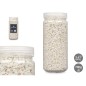BOTE PIEDRA 2.5 MM METALIZADA 700 G BLANC
