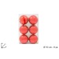 BOLAS ROJO BOX 10CM.