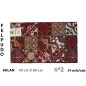 FELPUDO C/SOPORTE PVC 40X60 CM MILAN Nº2
