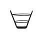 CONO METAL 13.5X11.5X10 GASTRO BLACK QD