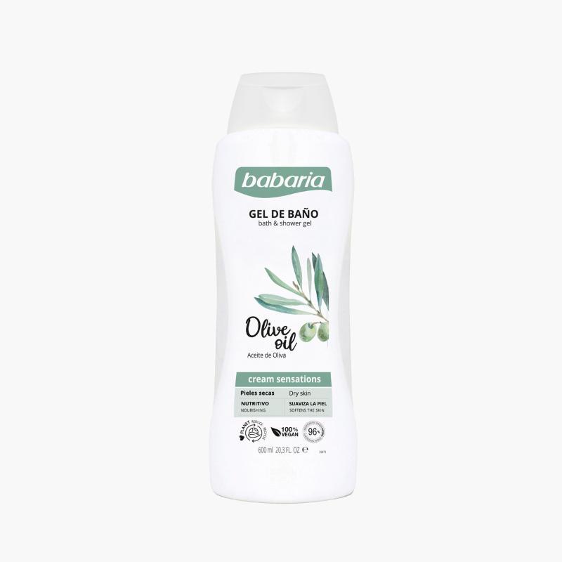 BABARIA GEL BAÑO 600 OLIVA