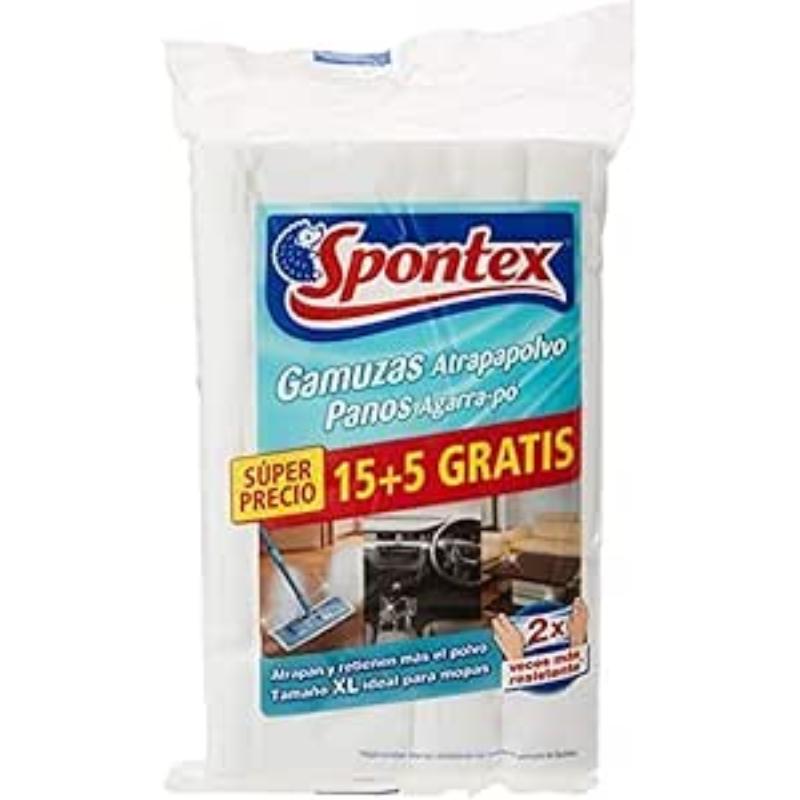 SPONTEX GAMUZA 15+5 ATRAPAPOLVO