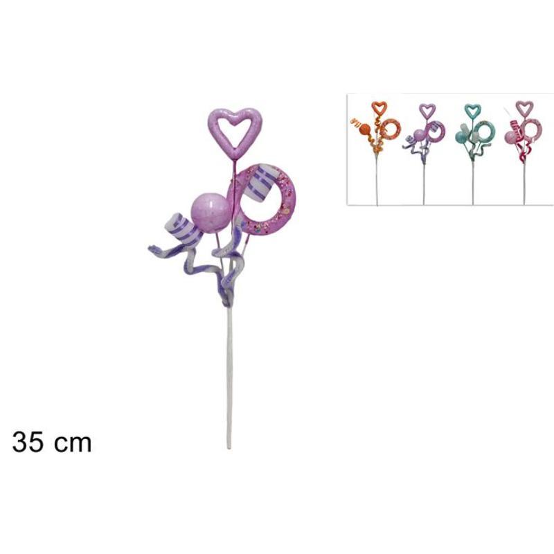 TALLO CORAZON DULCE 4 COL 35 CM