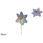 FLOR NAVIDAD RAINBOW 40 CM