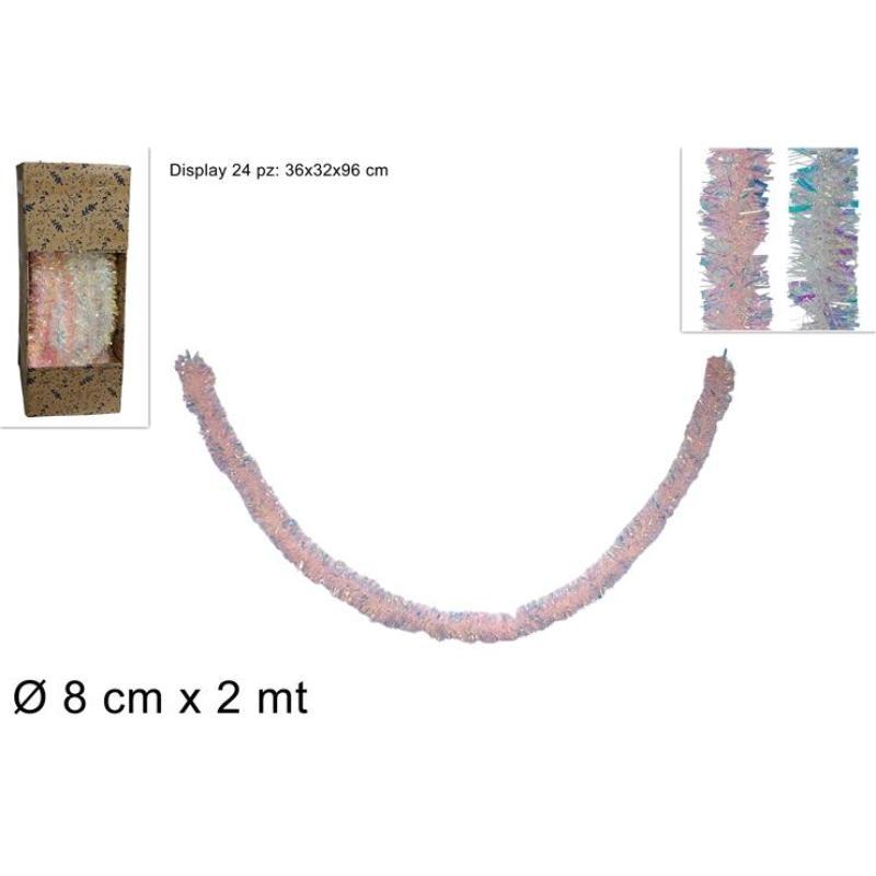 ESPUMILLON DE ADORNO RAINBOW 8 CM X 2 MT