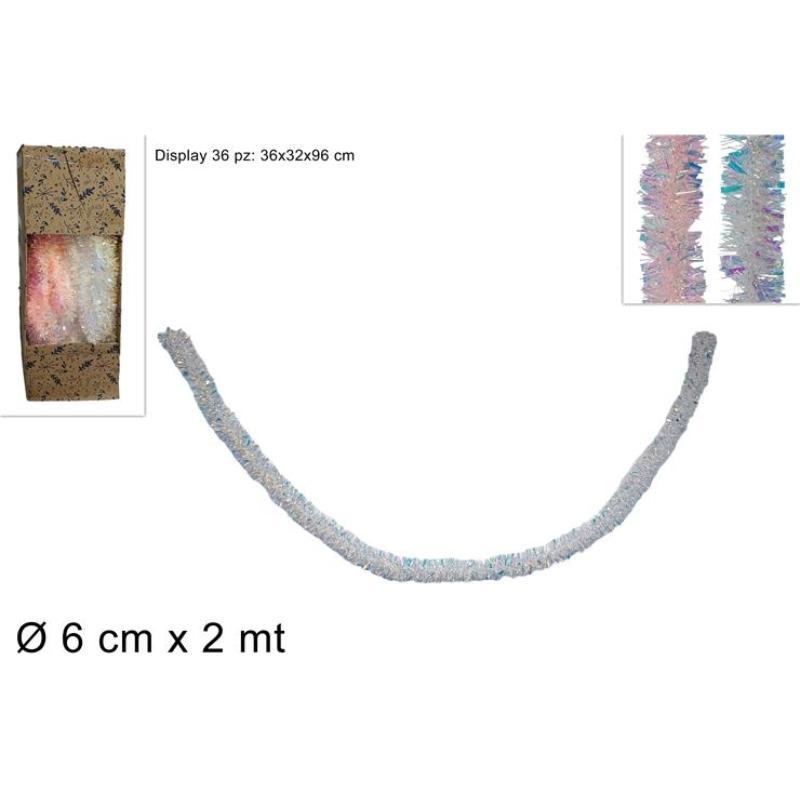 ESPUMILLON DE ADORNO RAINBOW 6 CM X 2 MT