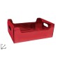 CAJA CARTON ROJO METALIZADO 35X24X13 CM