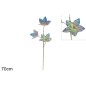 RAMO 3 FLORES NAVIDAD RAINBOW 70 CM