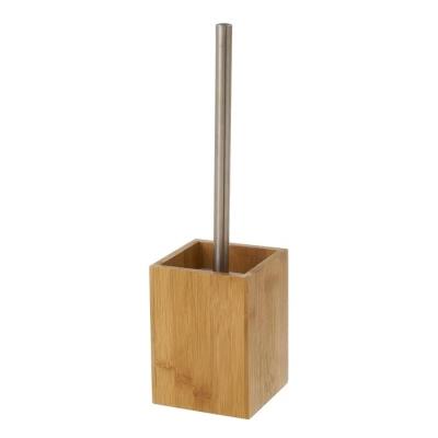 ESCOBILLERO BAMBU-ACERO INOX 10X10X36 CM