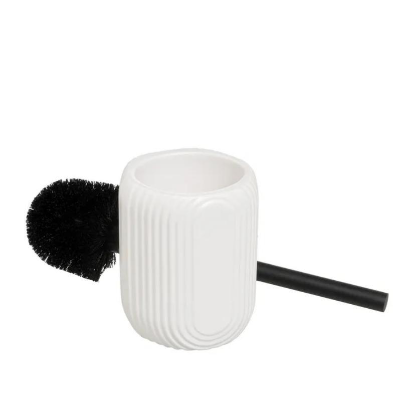 ESCOBILLERO CERAMICA BLANCO 11X11X35 CM