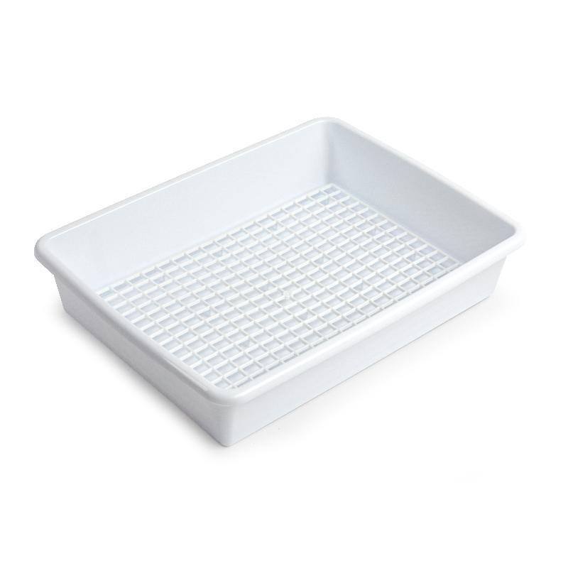 BANDEJA MEDIANA CON REJLLA 30.5X23.2X6.2 CM