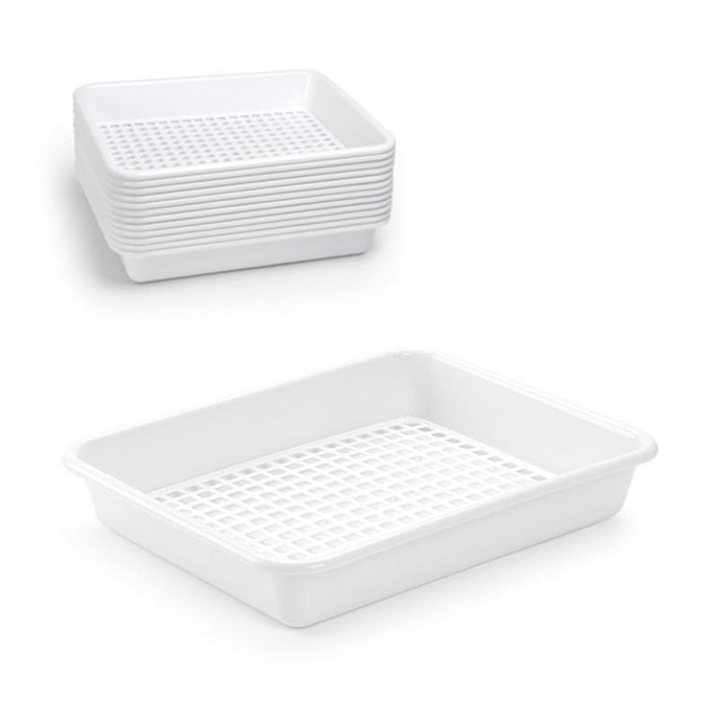 BANDEJA DESCONGELAR RECT BLANCO 35X27.5X6 CM