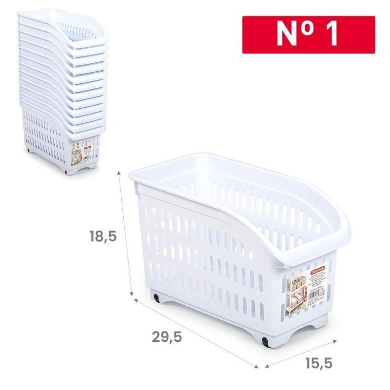 ORGANIZADOR CON RUEDAS Nº 1 BLANCO