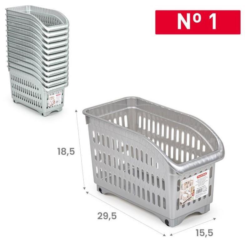 ORGANIZADOR CON RUEDAS Nº 1 PLATA