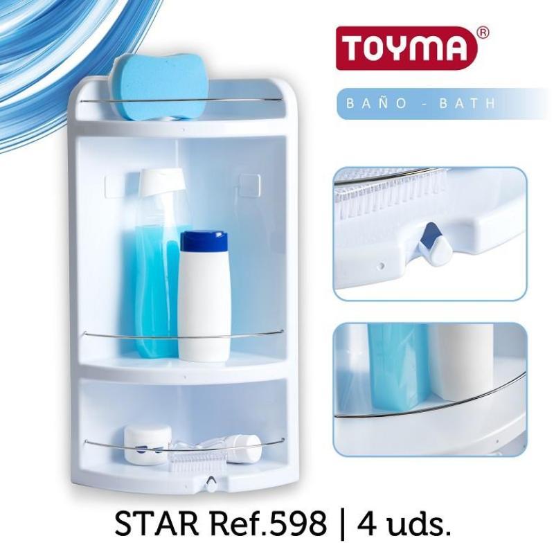 RINCONERA STAR BLANCO 23X23X57 CM